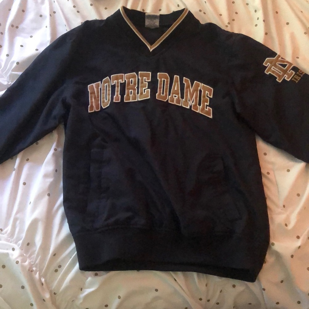 ‼️NOT SOLD‼️- Embroidered Notre Dame Windbreaker